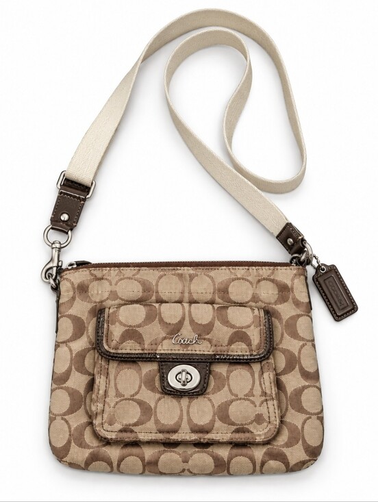 Coach Handbags - Coach Penelope Classic Khaki Crossbody Y2K Era
